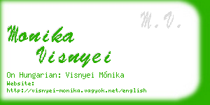 monika visnyei business card